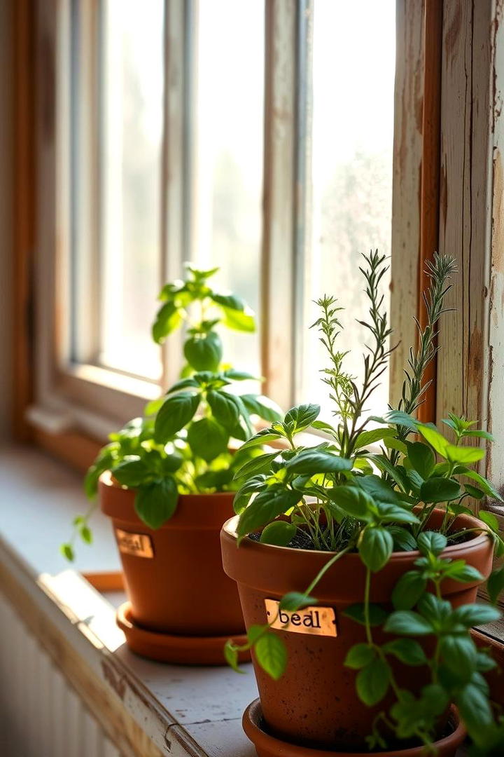 Organic Herb Garden - 21 Rustic Kitchen Ideas