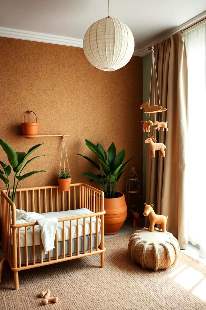 Organic Olive Tones - 30 Nursery Color Ideas