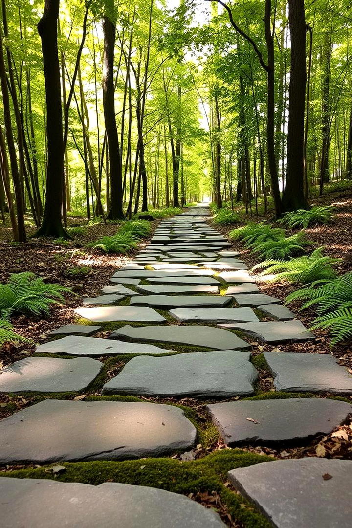 Organic Rock Trail - 30 Stone Garden Ideas