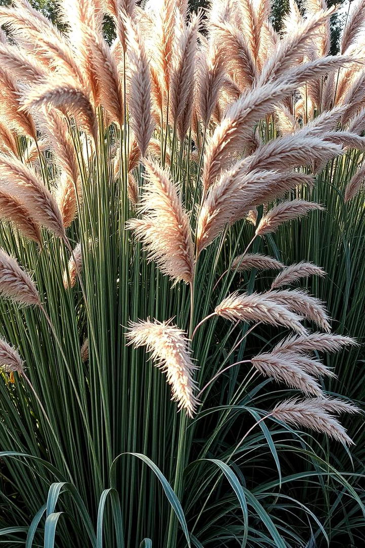 Ornamental Grasses Partition - 30 Garden Screening Ideas