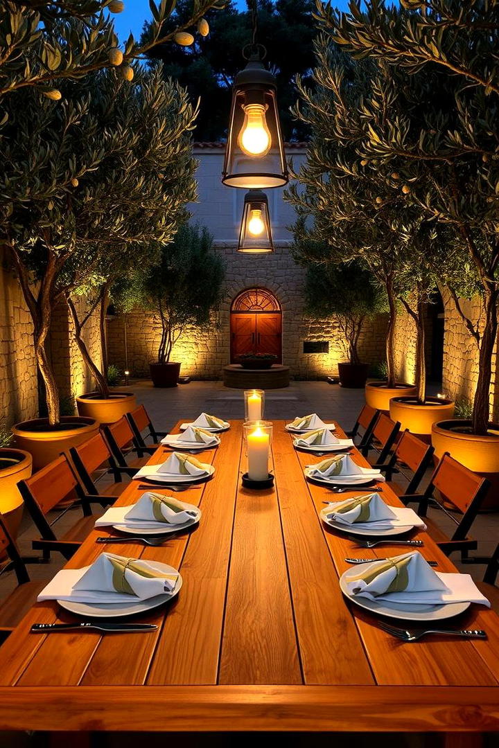 Outdoor Dining Courtyard - 21 Courtyard Ideas