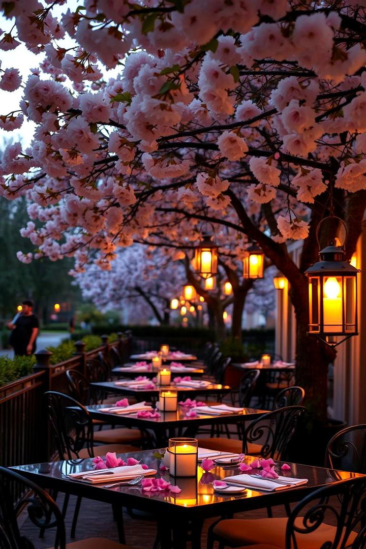 Outdoor Dining Under the Trees - 30 Tree Landscaping Ideas