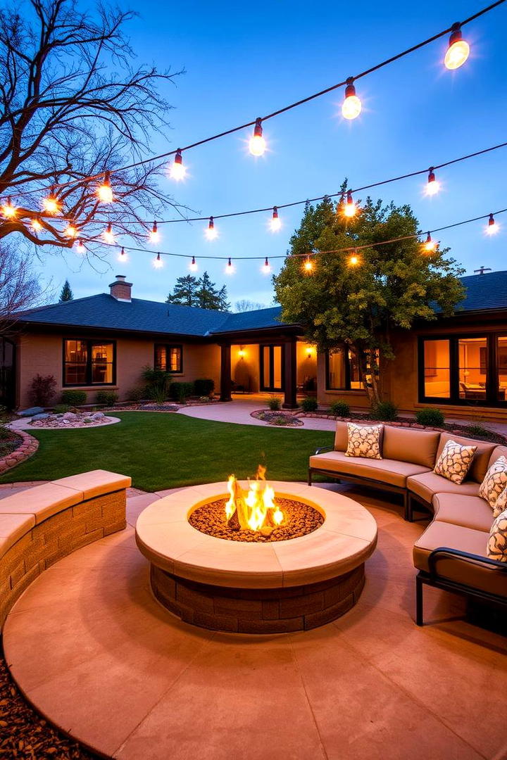 Outdoor Entertainment Areas - 30 Modern Ranch House