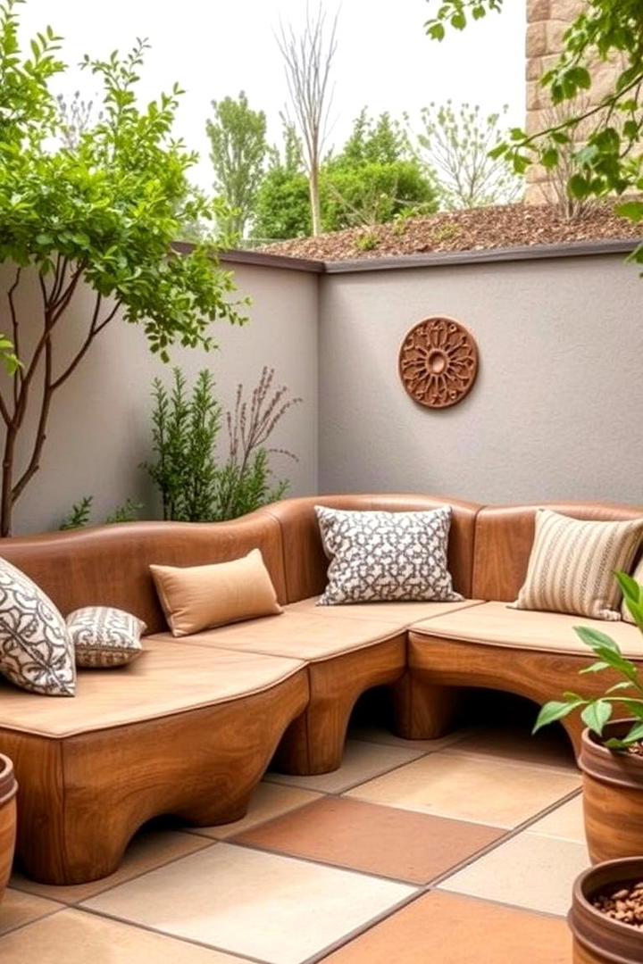 Outdoor Garden Banquette - 21 Banquette Seating Ideas