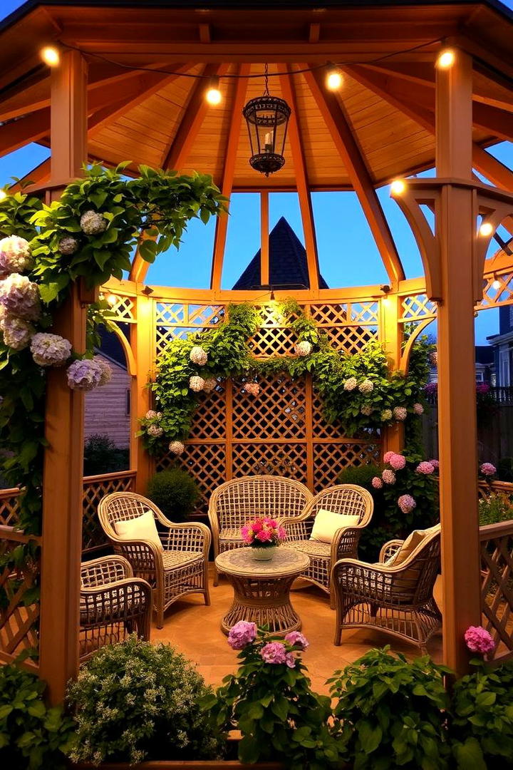 Outdoor Gazebo with Enclosures for Cozy Retreats - 21 Patio Privacy Ideas