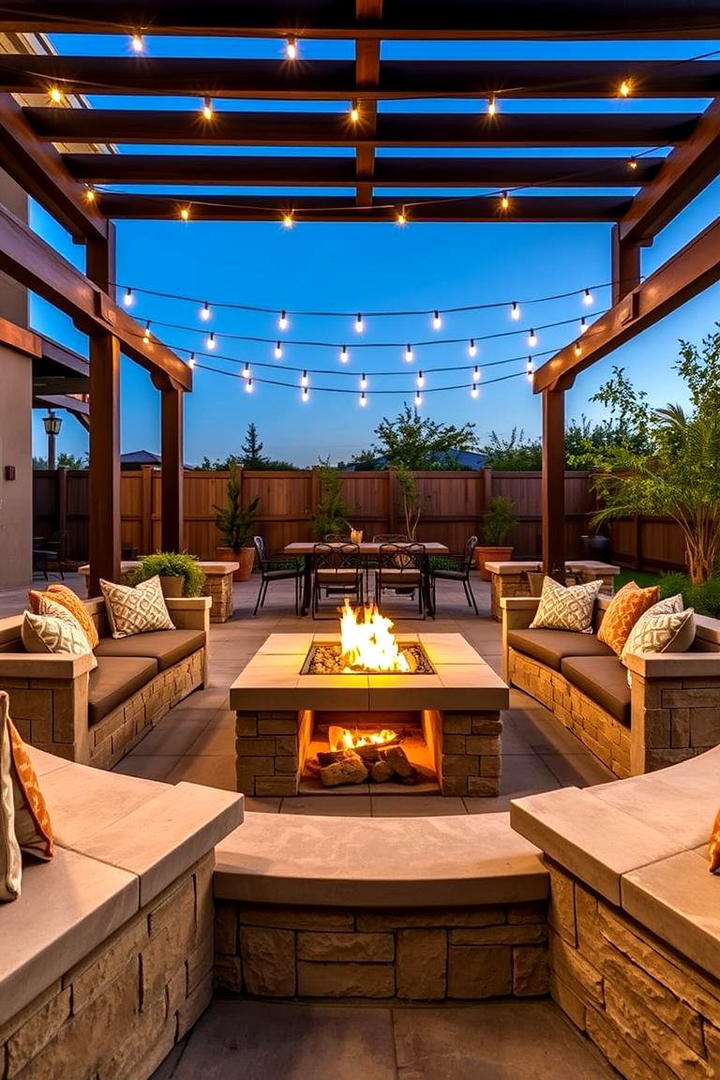 Outdoor Living Room Stone Pit - 30 Stone Fire Pit Ideas