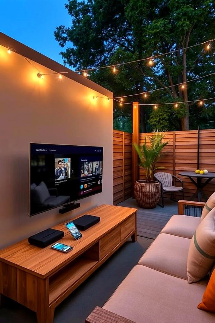 Outdoor Lounge Connectivity - 30 Outdoor Tv Ideas