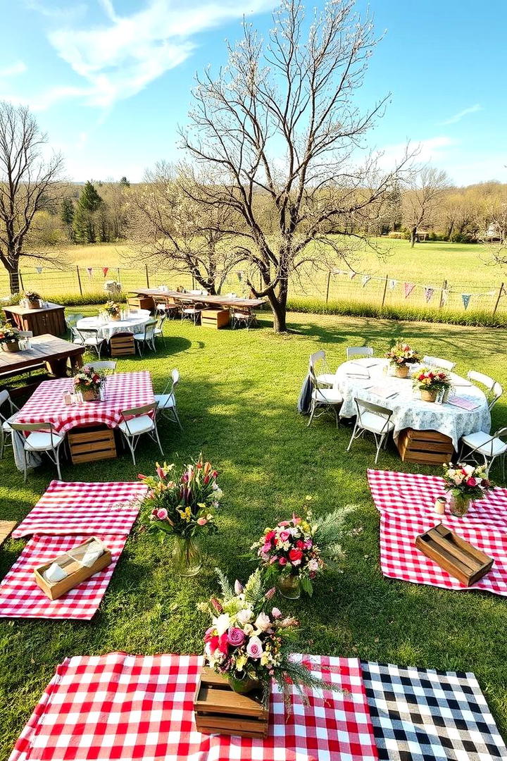 Outdoor Picnic Reception - 21 Spring Wedding Ideas