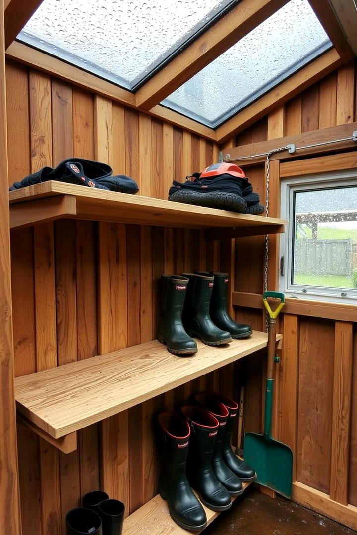 Outdoor Weatherproof Shelves - 30 Shed Shelving Ideas