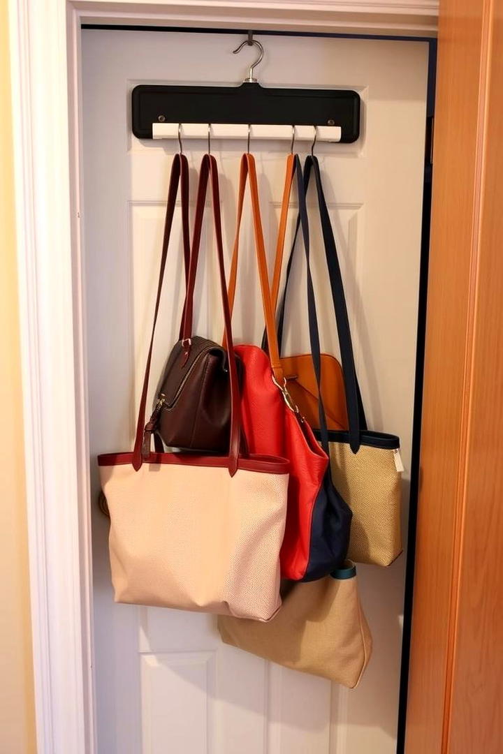 Over the Door Hangers for Small Spaces - 17 Purse Storage Ideas