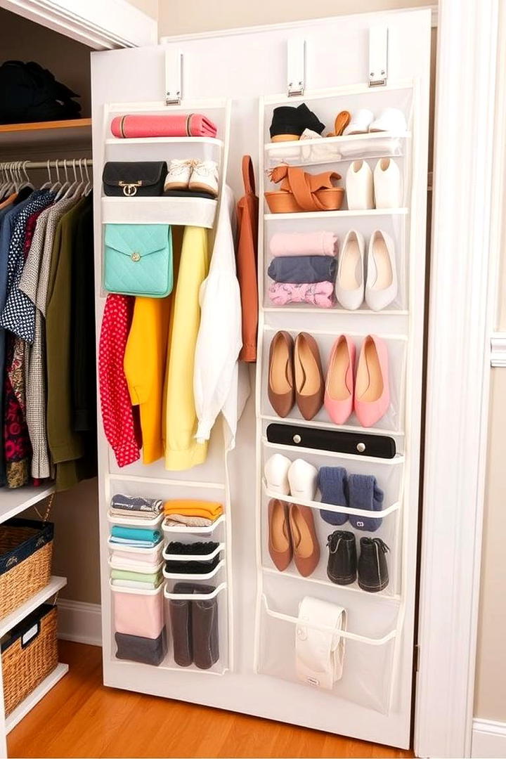 Over the Door Organizers - 21 Clothes Storage Ideas