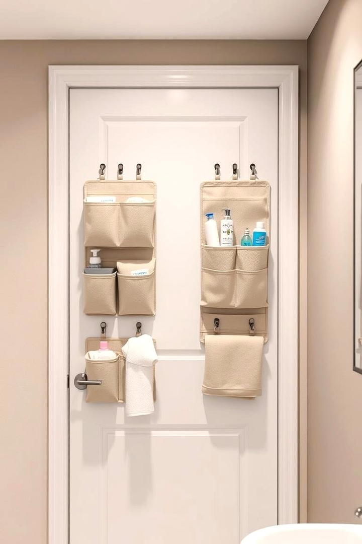 Over the Door Organizers - 21 Bathroom Storage Ideas