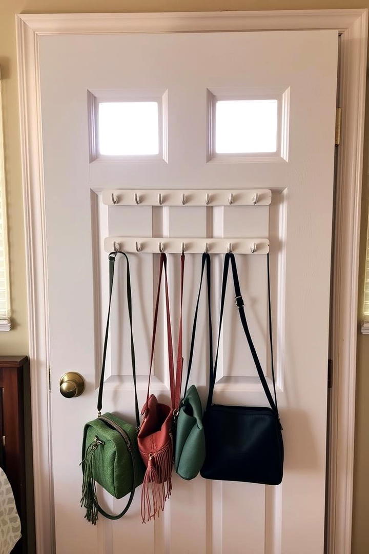 Over the Door Purse Rack - 30 Pots and Pans Storage Ideas