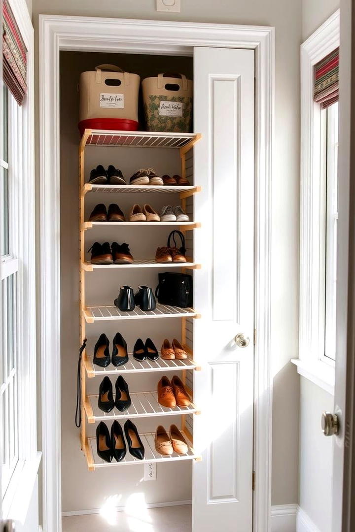 Over the Door Shelves - 30 Closet Shelving Ideas