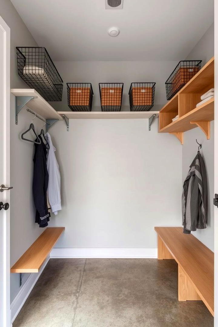 Overhead Storage Innovations - 21 Mud Room Ideas