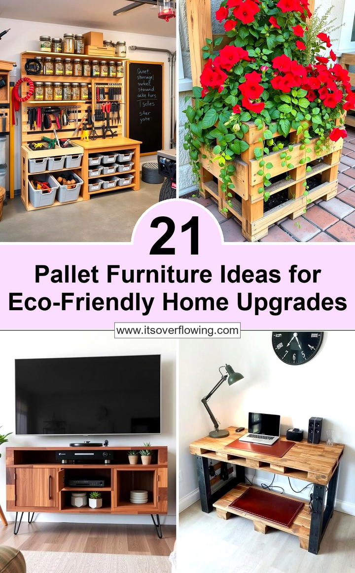 21 Pallet Furniture Ideas for Eco-Friendly Home Upgrades