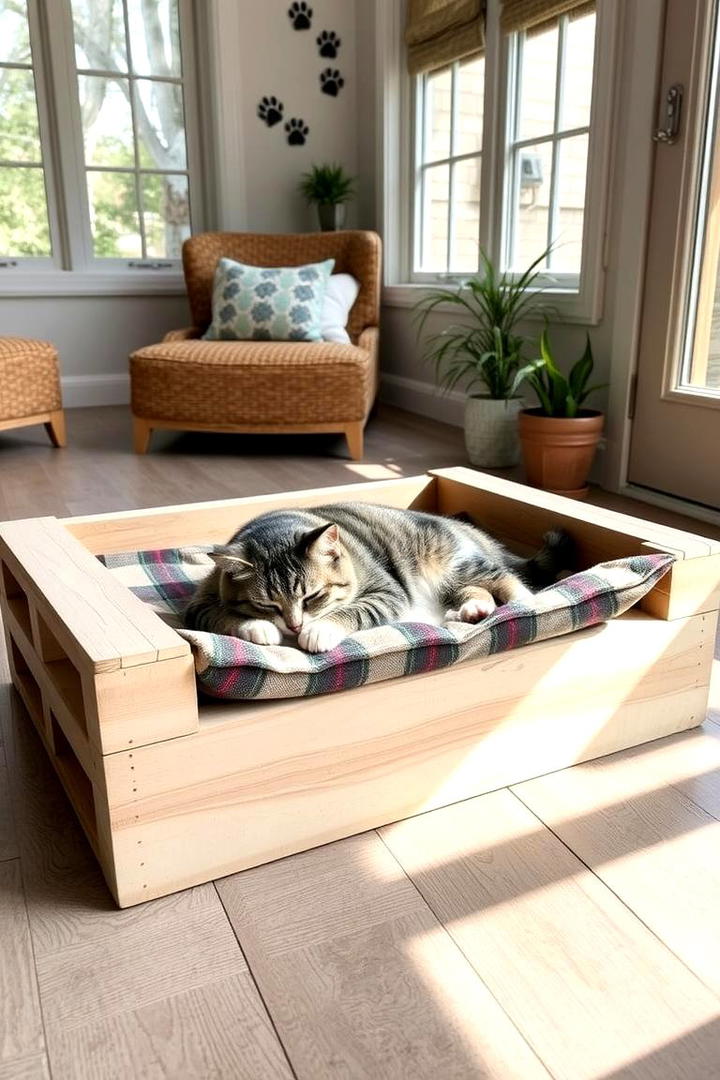 Pallet Pet Bed - 21 Pallet Furniture Ideas