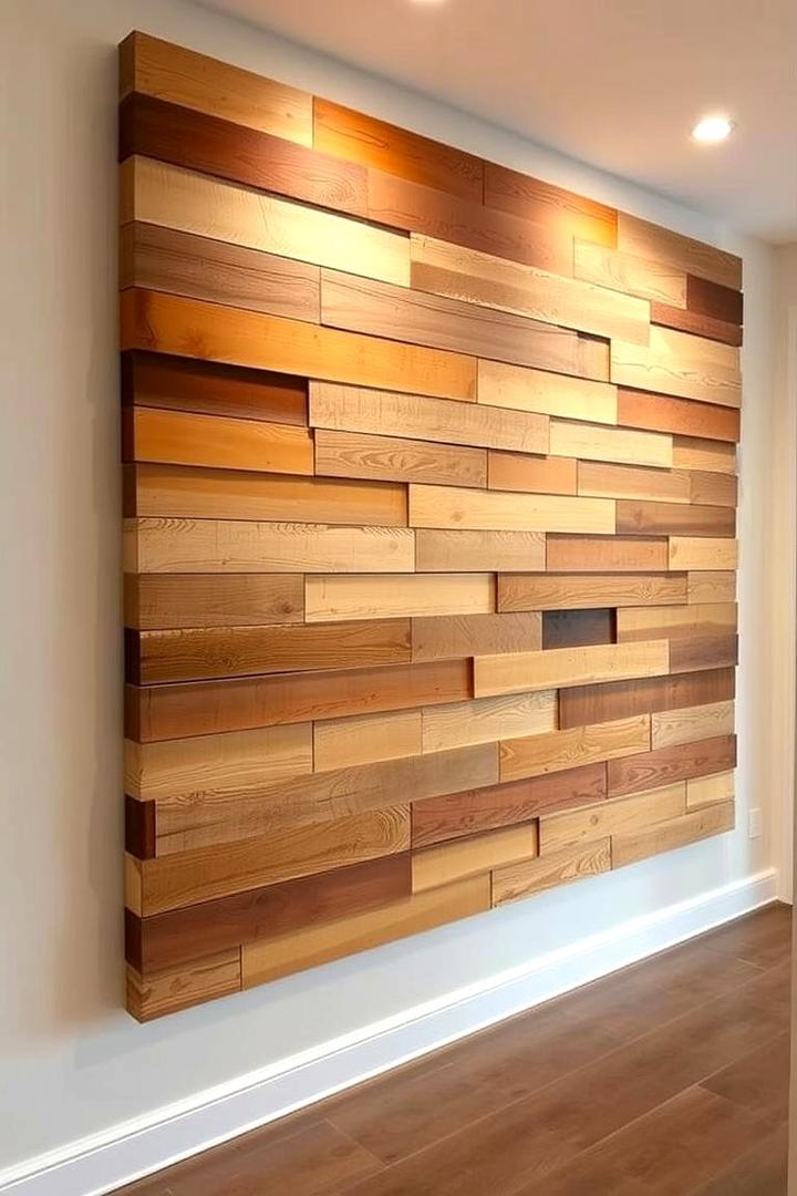 Pallet Wall Art Display - 21 Pallet Furniture Ideas