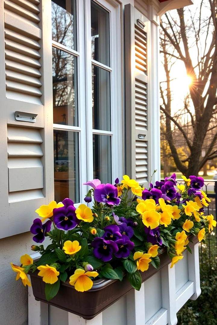 Pansies - 30 Flowering Plants for Balcony