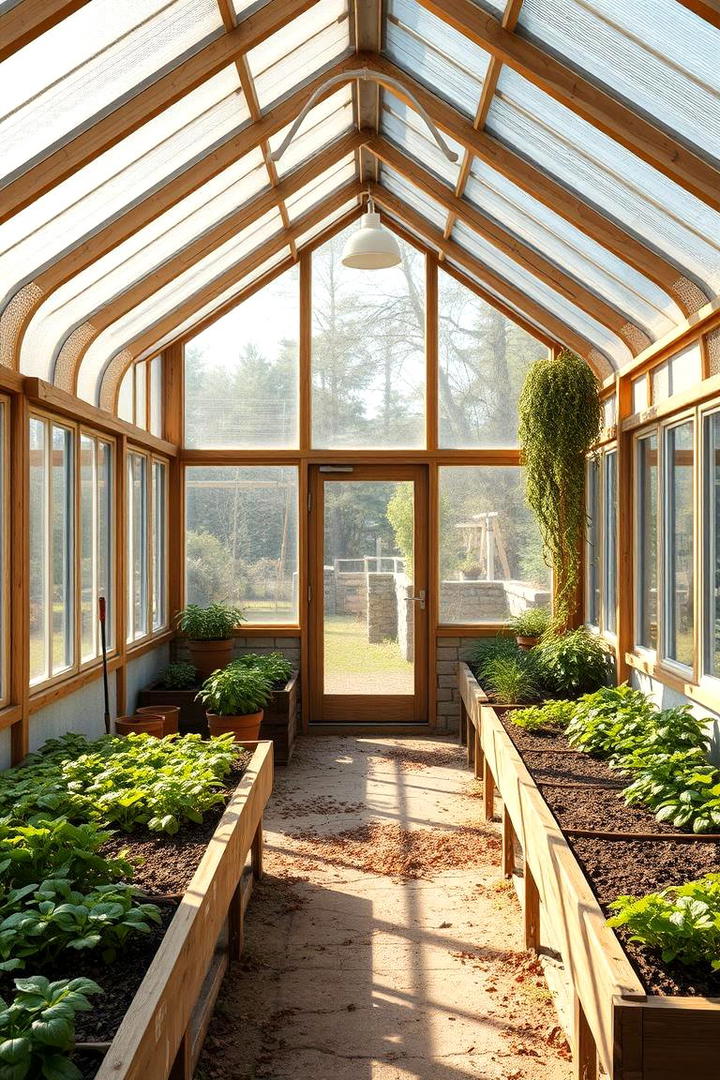 Passive Solar Sanctuary - 21 Greenhouse Ideas