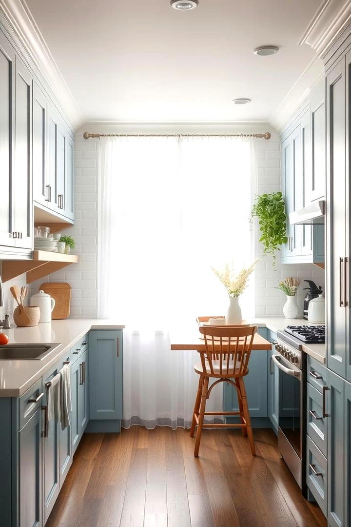 Pastel Blue Serenity - 21 Kitchen Cabinet Color Ideas