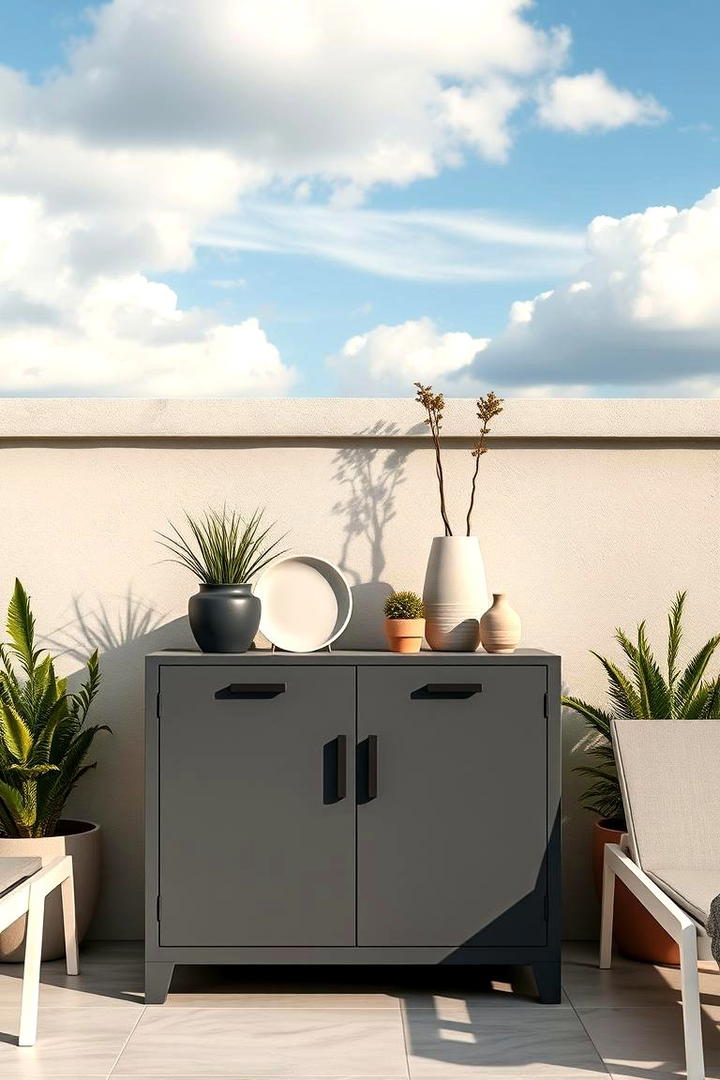 Patio Storage Cabinet - 30 Outdoor Storage Ideas