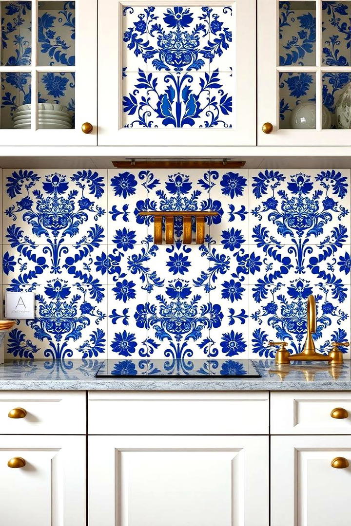 Patterned Ceramic Tiles - 30 Kitchen Splashback Ideas