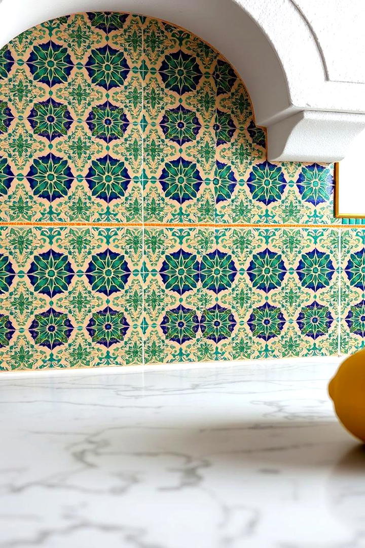 Patterned Mosaic Walls - 30 Kitchen Splashback Ideas