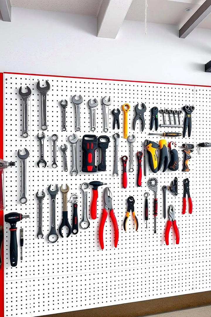 Pegboard Organizers for Tool Mastery - 21 Garage Storage Ideas