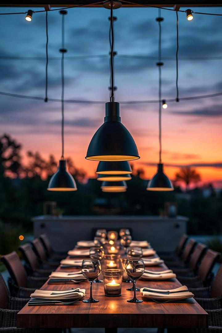 Pendant Deck Lights - 30 Deck Lighting Ideas