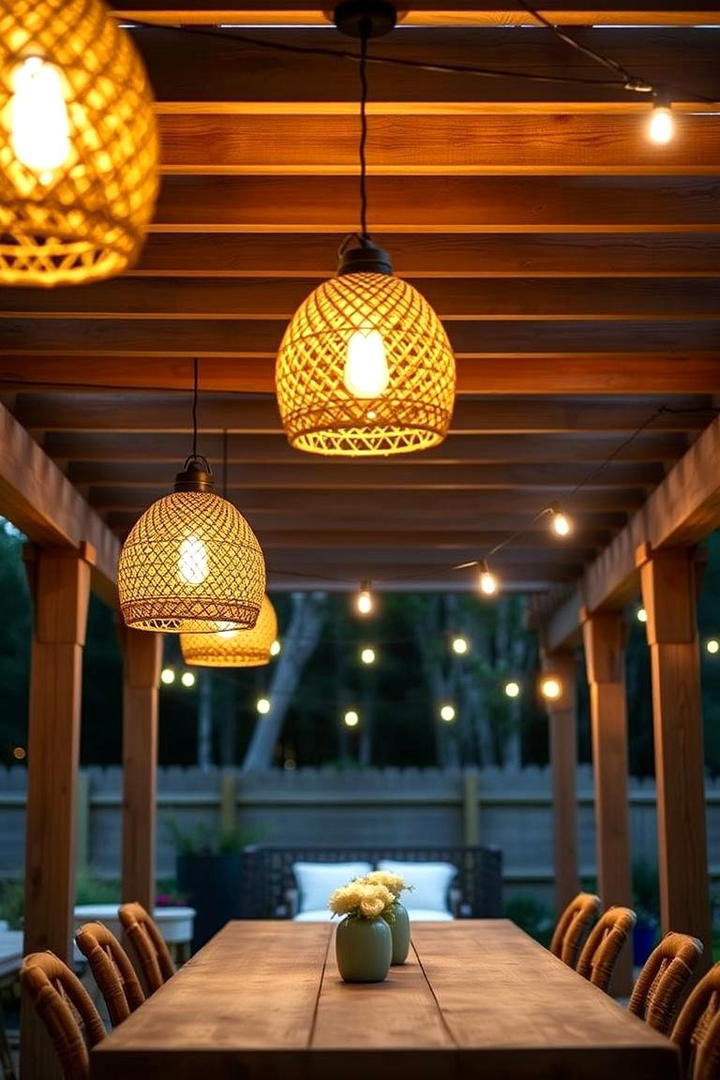 Pergola Ambience Lighting - 21 Landscape Lighting Ideas