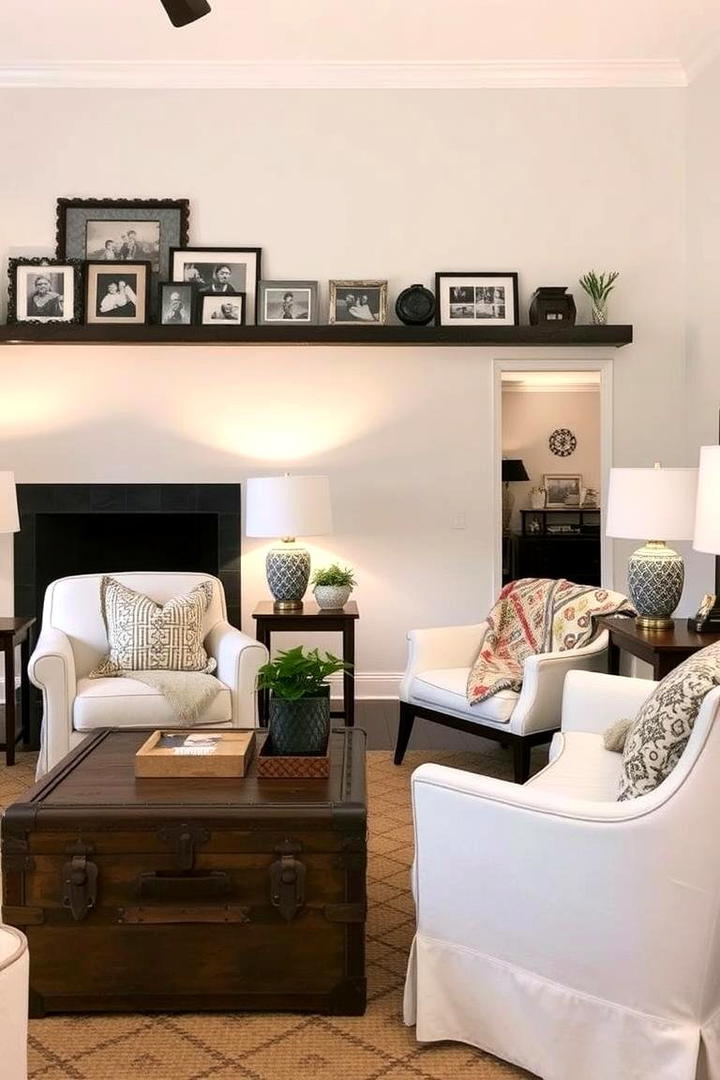 Personal Touches and Heirlooms - 21 Transitional Living Room Ideas