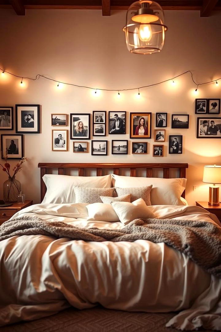 Personal Touches and Photos - 17 romantic bedroom ideas