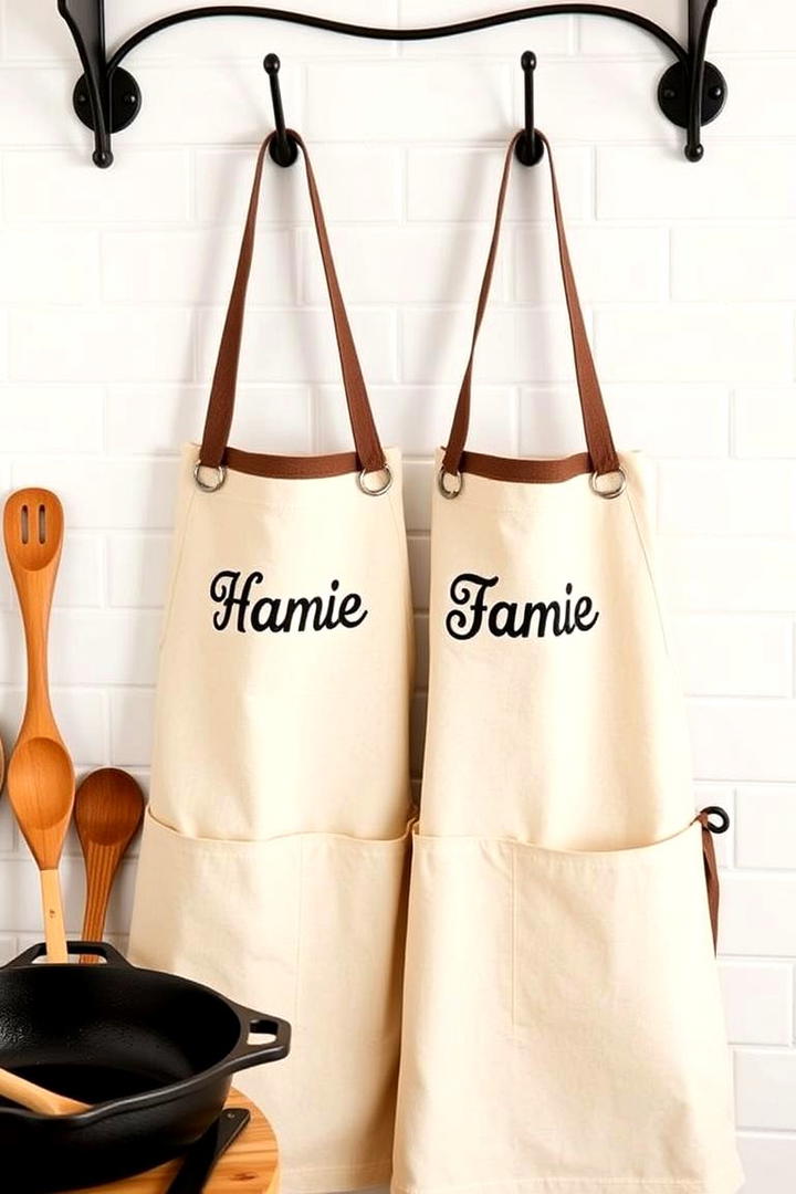 Personalized Apron Set - 21 Wedding Gift Ideas for Couples