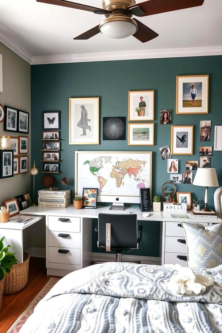 Personalized Decor Expression - 21 Bedroom Office Ideas