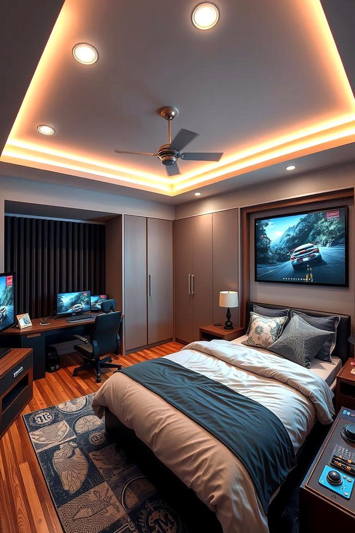 Personalized Gaming Zones - 21 Gaming Bedroom Ideas