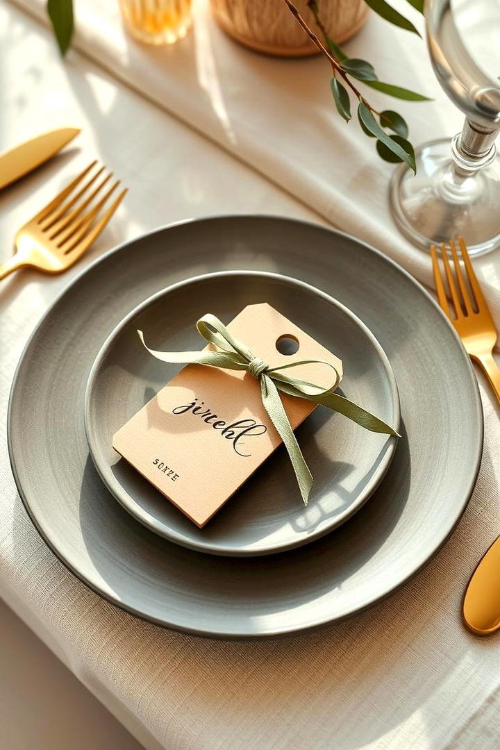 Personalized Place Cards - 30 Friendsgiving Decor Ideas