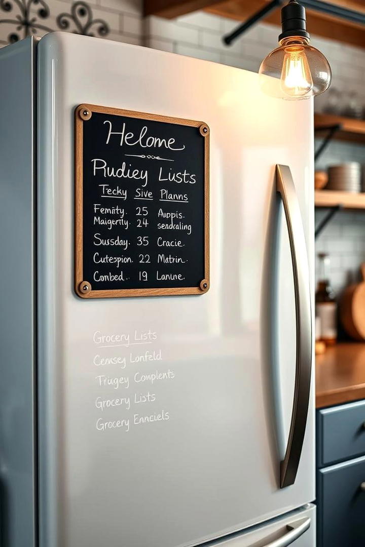 Personalized Reminder Boards - 30 Fridge Organization Ideas