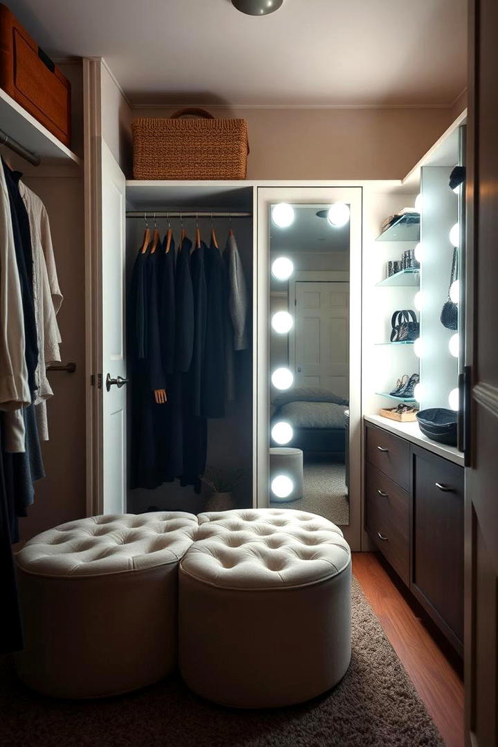 Personalized Styling Areas - 21 Walk in Closet Ideas