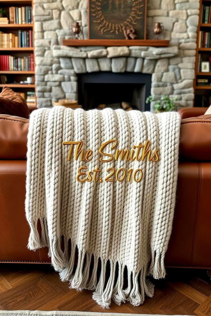 Personalized Throw Blanket - 21 Family Gift Ideas