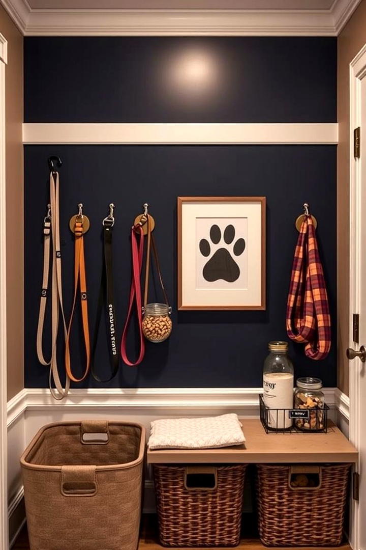 Pet Accessories Holder - 30 Pegboard Ideas