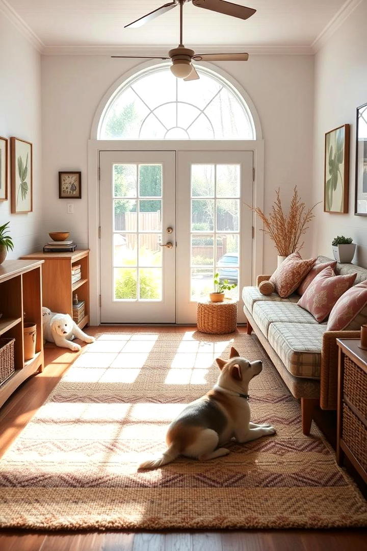 Pet Friendly Sun Haven - 30 Small Sunroom Ideas