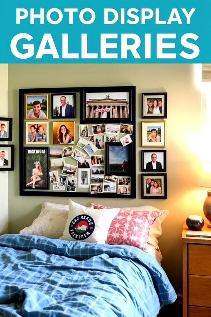 Photo Display Galleries - 21 Dorm Room Decorating Ideas