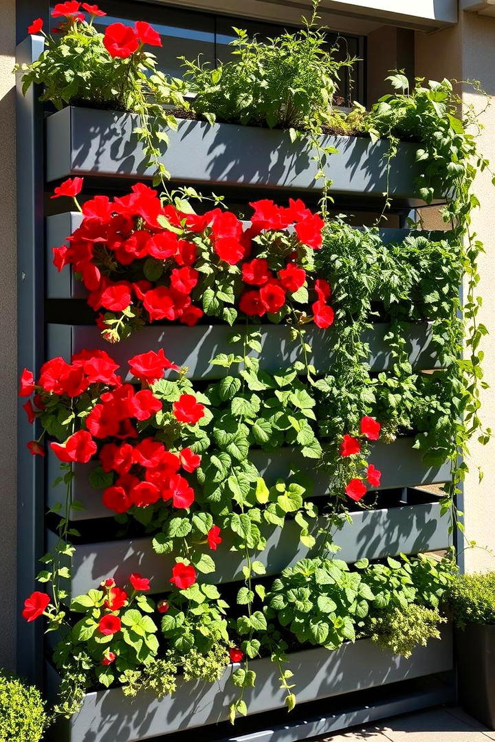 Planter Wall - 30 Garden Wall Ideas