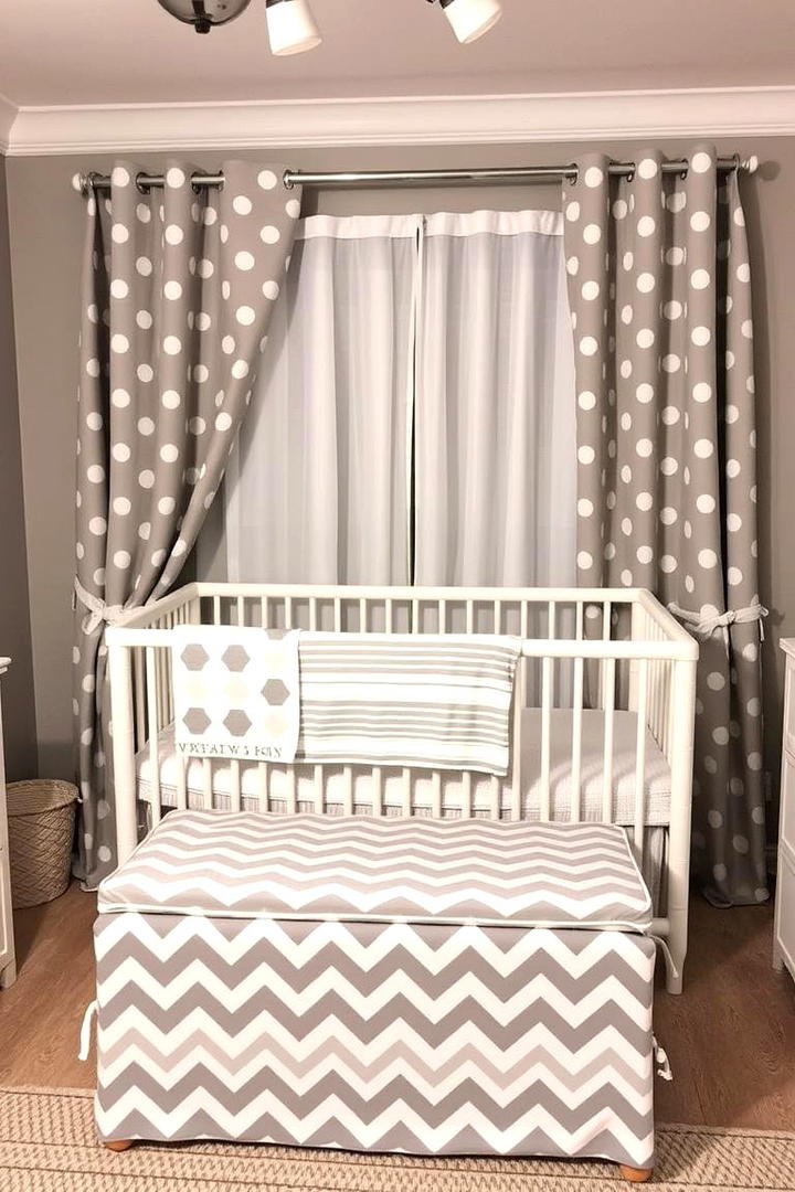 Playful Grey Patterned Accessories - 30 Grey Nursery Ideas