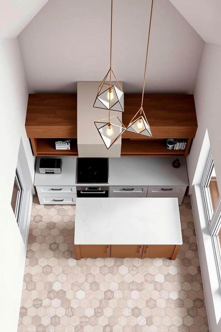 Playful Use of Geometry - 30 Eclectic Kitchen Ideas