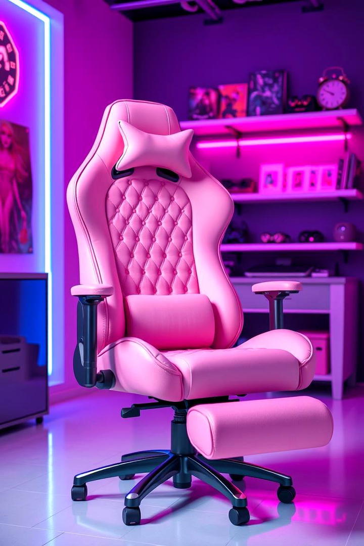 Plush Pink Gaming Chair Experience - 30 Pink Gaming Setup Ideas