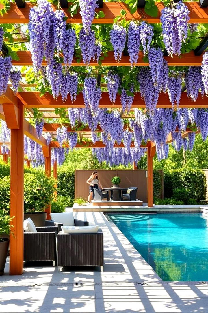 Pool Landscaping with Pergola - 17 Pool Landscaping Ideas