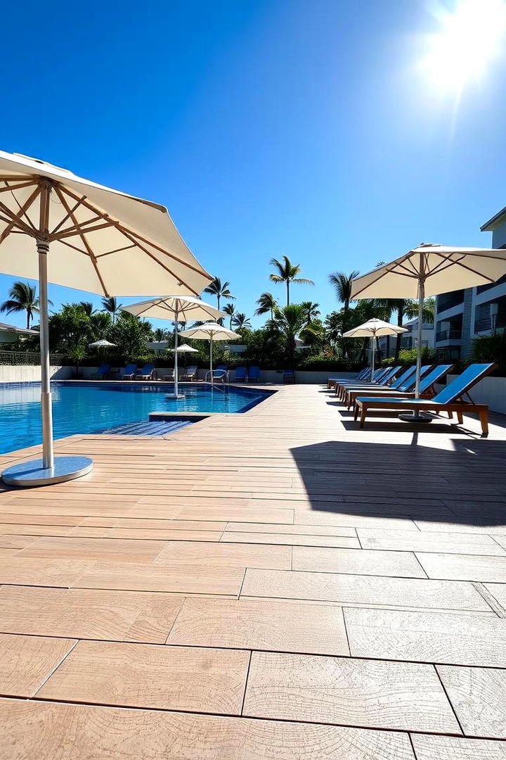 Poolside Paradise Composite Deck - 30 Composite Deck Ideas