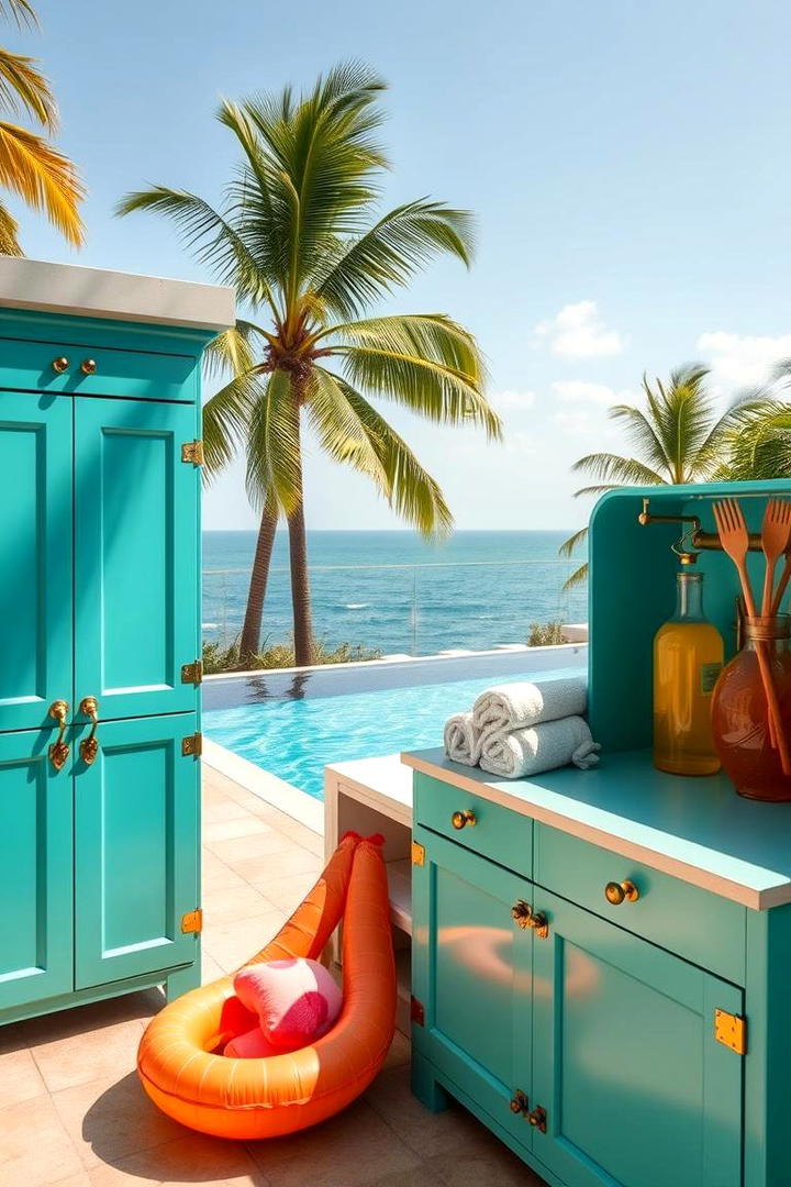 Poolside Storage Solutions - 30 Outdoor Storage Ideas